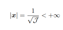 <p>tra tutte le quadrice la ellisse è lunica che non ha punti impropri e percio e ben definita in ogni punto anche perche la formula accanto mostra come il valore <strong>|x| </strong>è sempre ben definitio dato che J sempre diverso da 0</p>