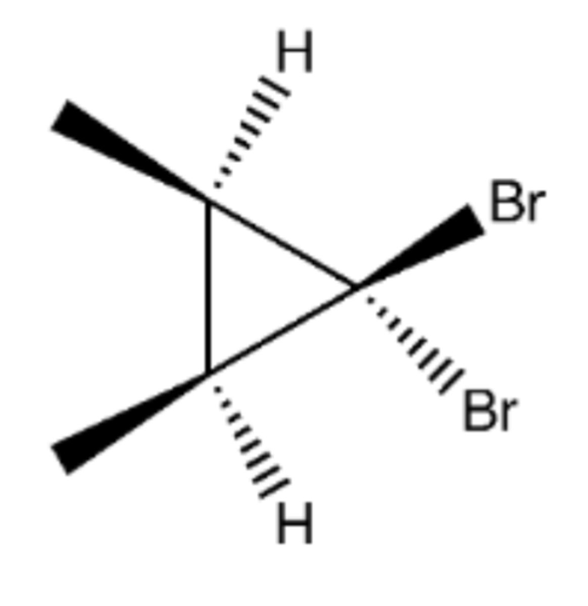 <p>Preparation of cyclopropane with 2 Br groups attached from alkene</p>