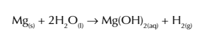 <p>the solution is only weakly alkaline because magnesium hydroxide is not very soluble in water so a few OH- ions are produced</p>