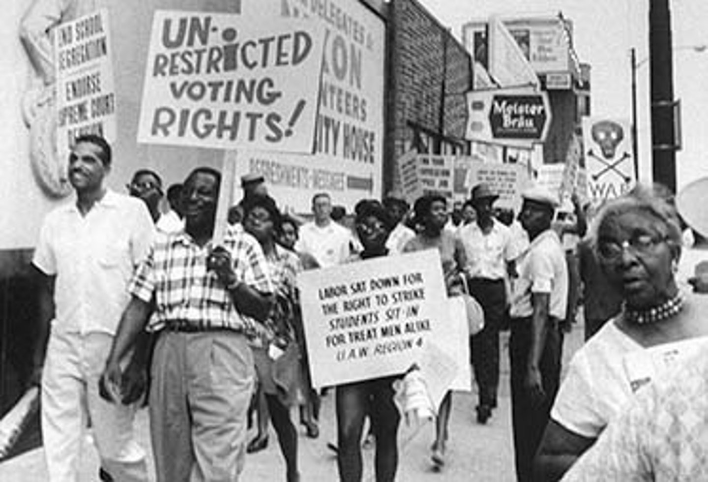 <p>a law designed to help end formal and informal barriers to African-American suffrage</p>