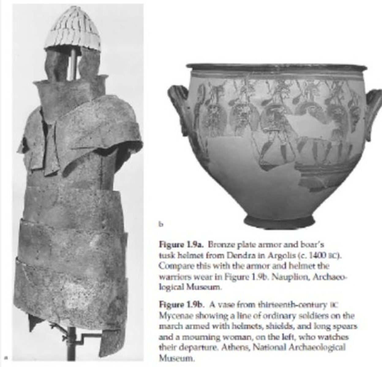 <p>Advanced warfare technology used by Mycenaean warriors.</p>