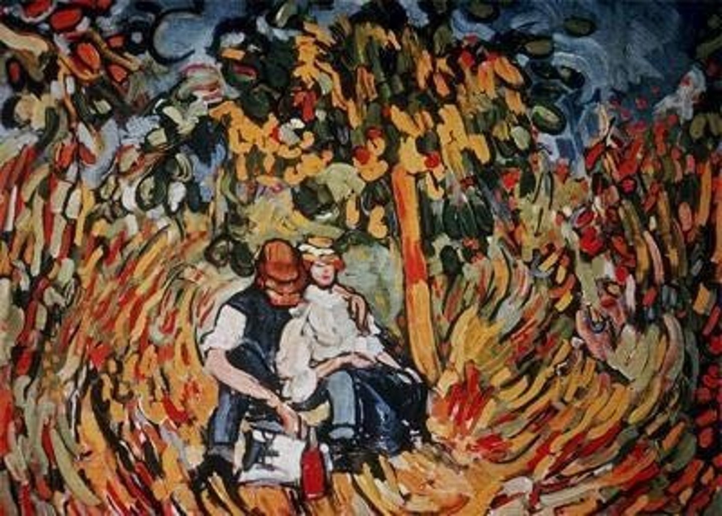 <p>Do all the brushstrokes point in the same direction? Do they lead your eye somewhere?</p><p>Paintings with directional brushstrokes are usually expressive rather than realist.</p>
