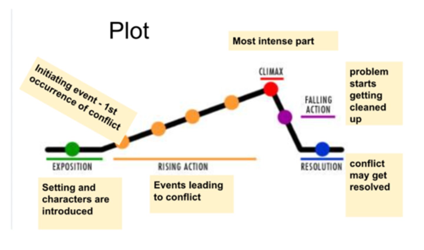 <p>Plot</p><p>3 multiple choice options</p>