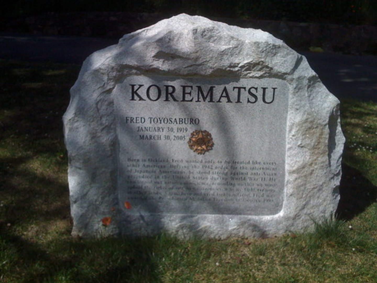<p>A 1944 Supreme Court case which upheld the order providing for the relocation of Japanese Americans. It was not until 1988 that Congress formally apologized and agreed to pay financial compensation to each survivor. (p. 534)</p>