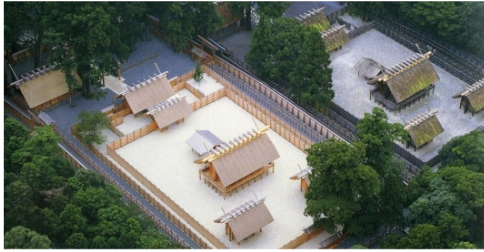 <p><span>&nbsp;the ritual process of rebuilding the Ise every twenty years.</span></p>