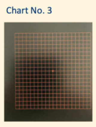 <ul><li><p>RED GRID </p></li></ul><p></p><ul><li><p>useful for </p></li></ul><p>- Toxic amblyopia </p><p>- optic neuritis</p><p></p>