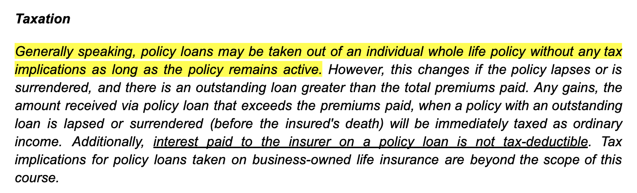 <p>Loans obtained by a policyowner against the cash value of a life insurance policy</p><ul><li><p>are treated as taxable income</p></li><li><p>would not be treated as taxable income</p></li><li><p>are limited by the face amount of the policy</p></li><li><p>would be subject to a Federal estate tax</p></li></ul>