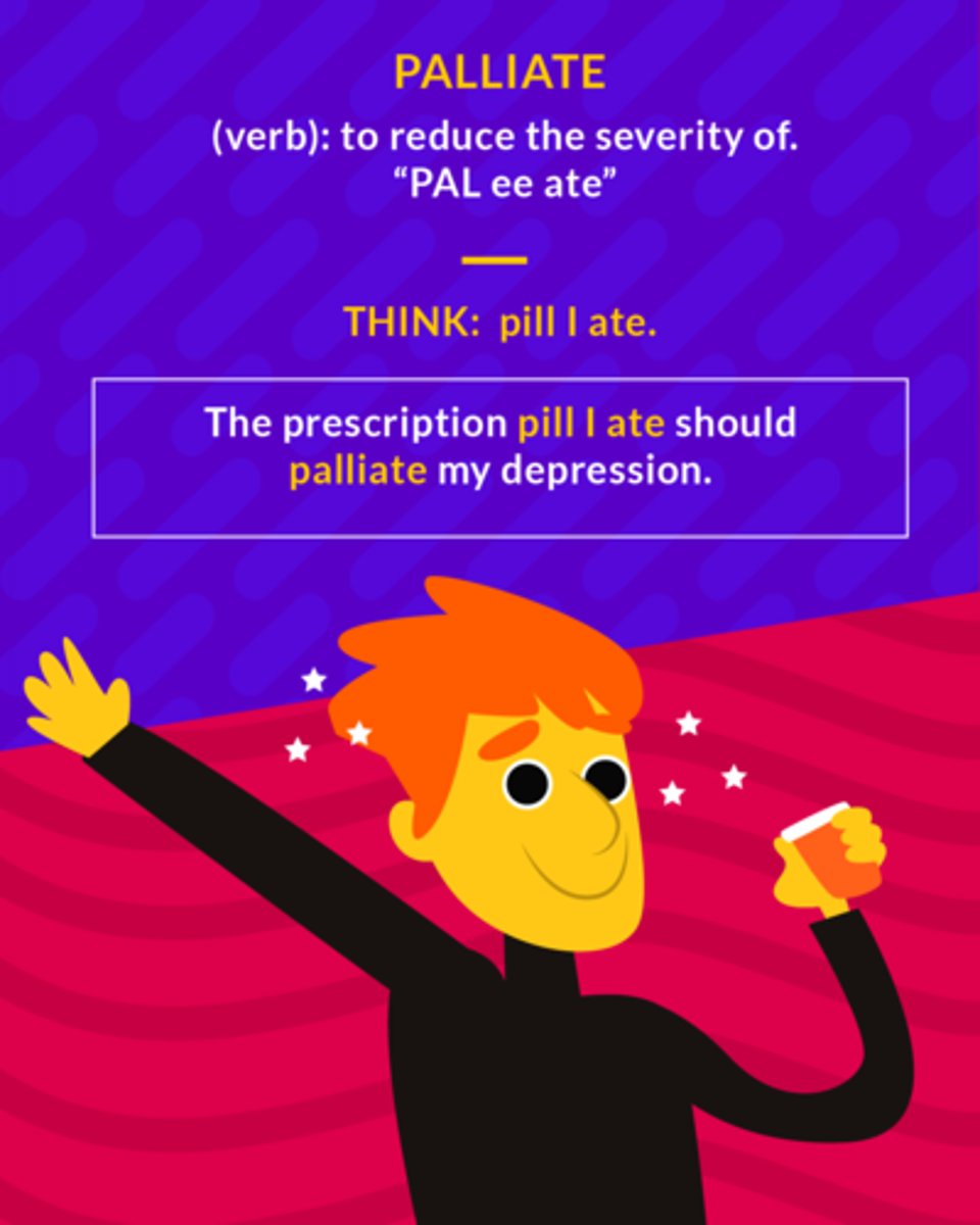 <p>(verb) to reduce the severity of</p>