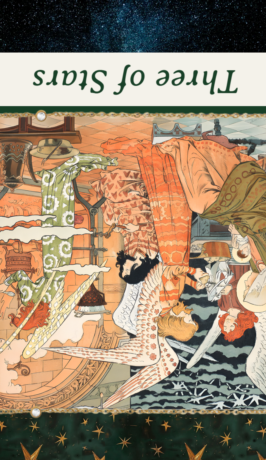 <p>Three of Stars Reversed</p>