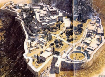<p>Part of the citadel palace of Agamemnon</p>