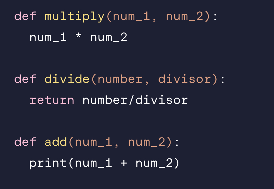 <p>Which of these functions can we use inside a list comprehension?</p>