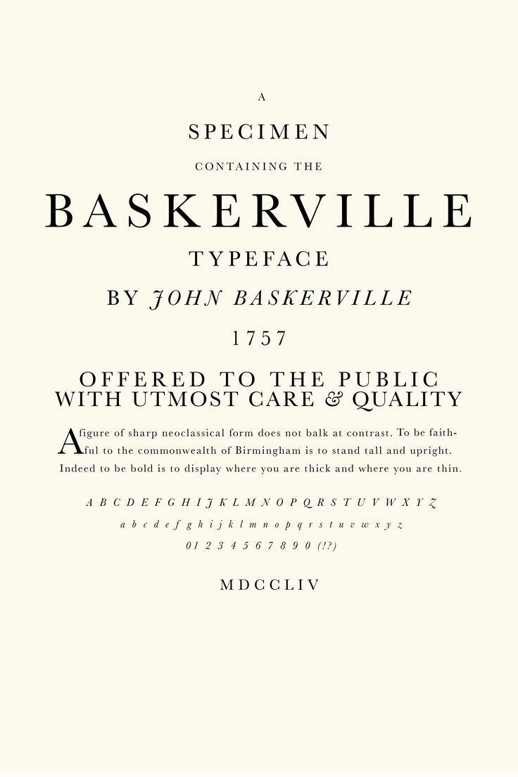 <p>John Baskerville</p>