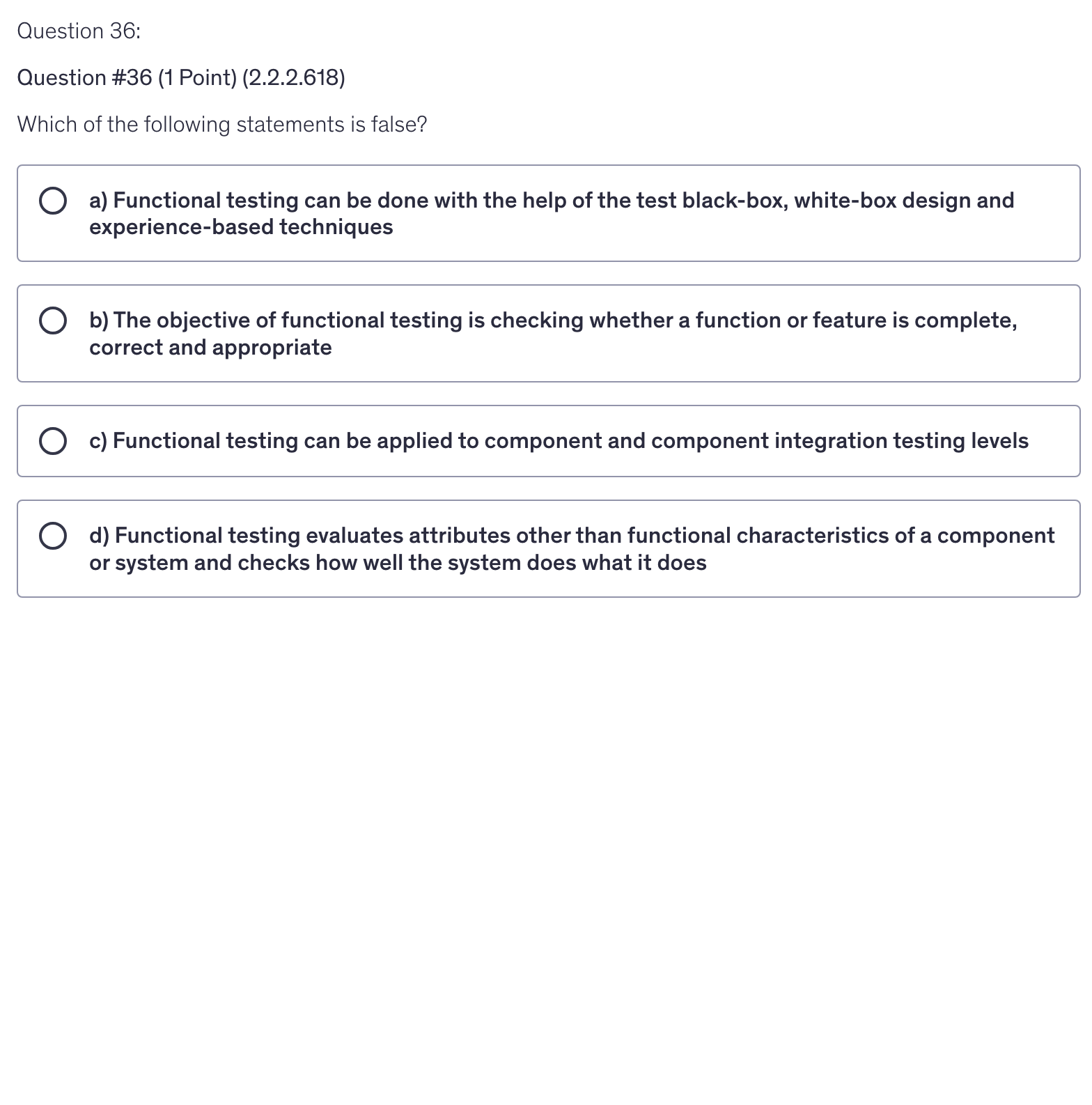 <p>Which of the following statements is false?</p>