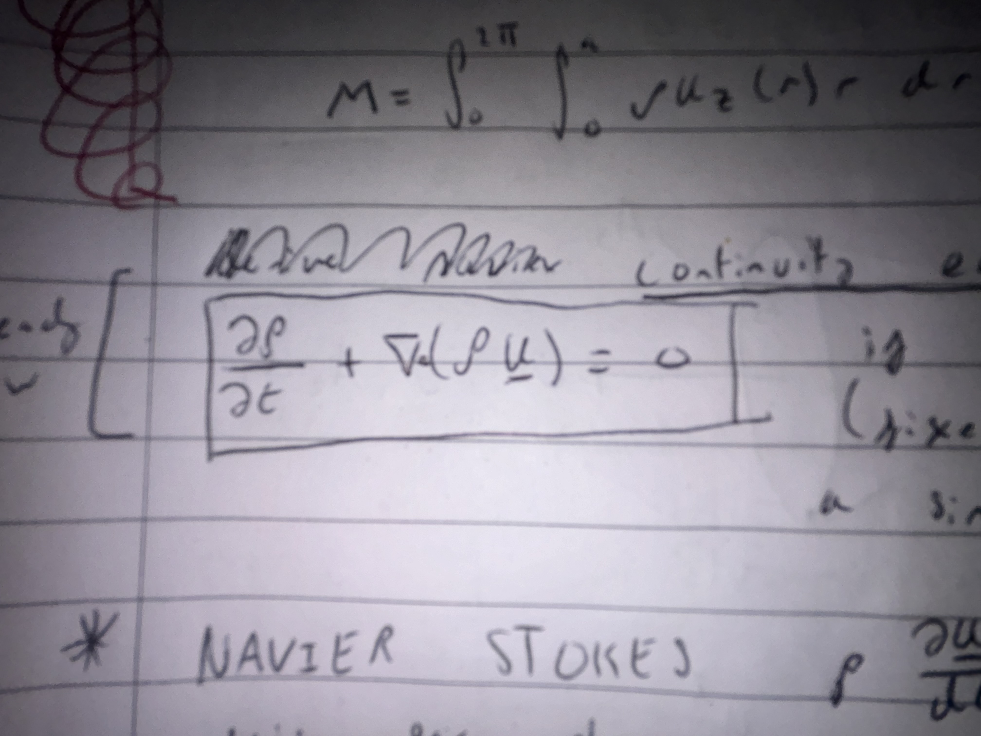 <p>If the fluid is incompressible then div(u)=0 </p>