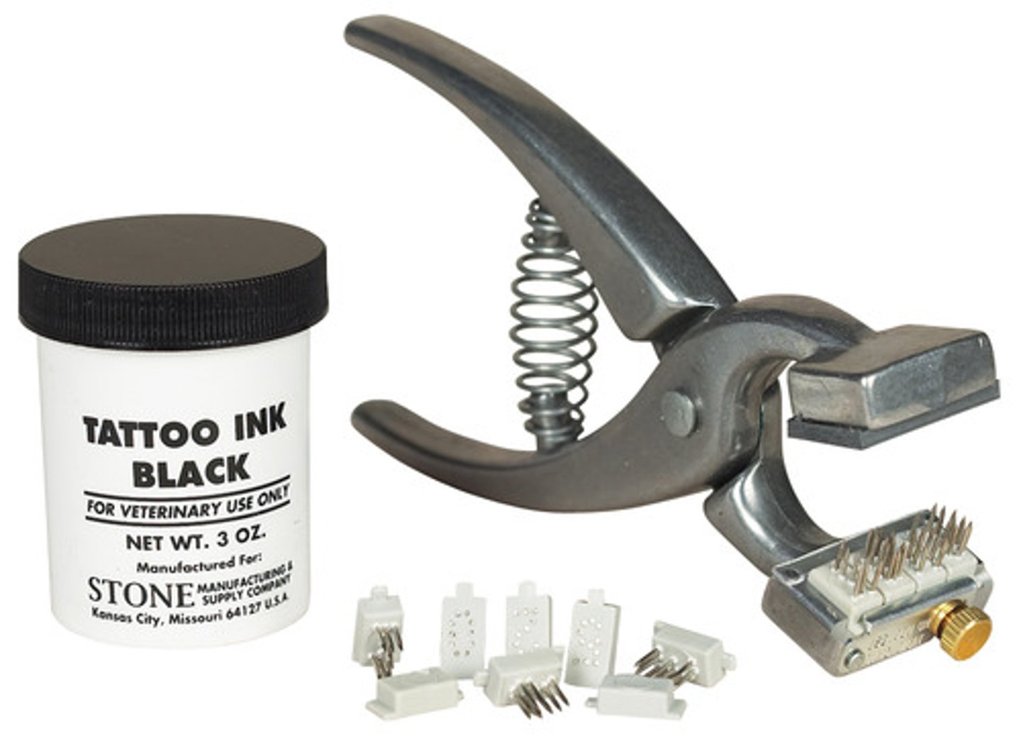 <p>used to place a permanent identification number on livestock animals</p>