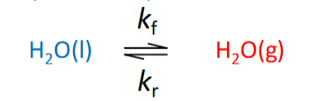 <p>k<sub>f </sub>& k<sub>r</sub> equations & relationship</p>