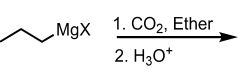 <p>Addition of a Grignard Reagent to CO2</p>