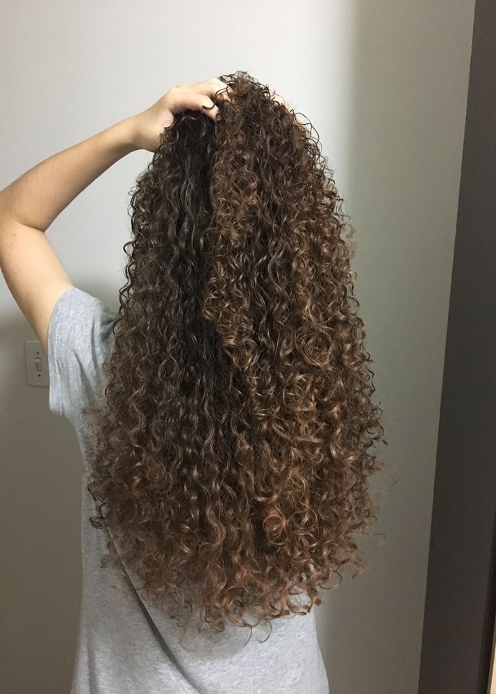 <p>curly hair </p>