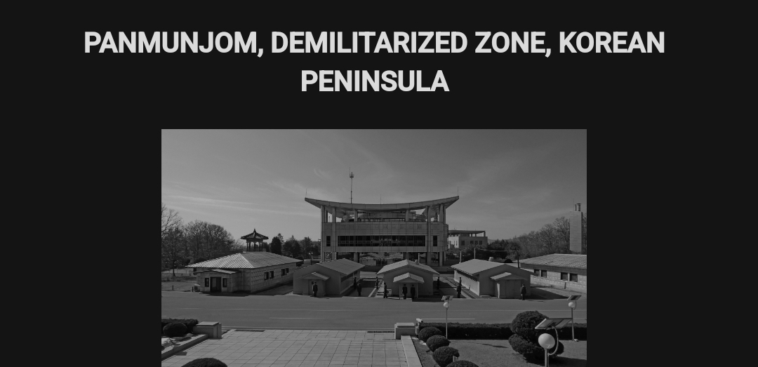 <p>The photograph shows guards at the Truce Village of Panmunjom within the demilitarized zone (DMZ) that divides the Korea Peninsula into North Korea and South Korea. The DMZ border was agreed upon as part of Korean Armistice Agreement at the end of the Korean War in 1953. Which of the following best explains the effect of the DMZ on the Korean Peninsula as a culture region?</p>