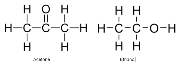 <p>Which molecule is more nonpolar?</p>