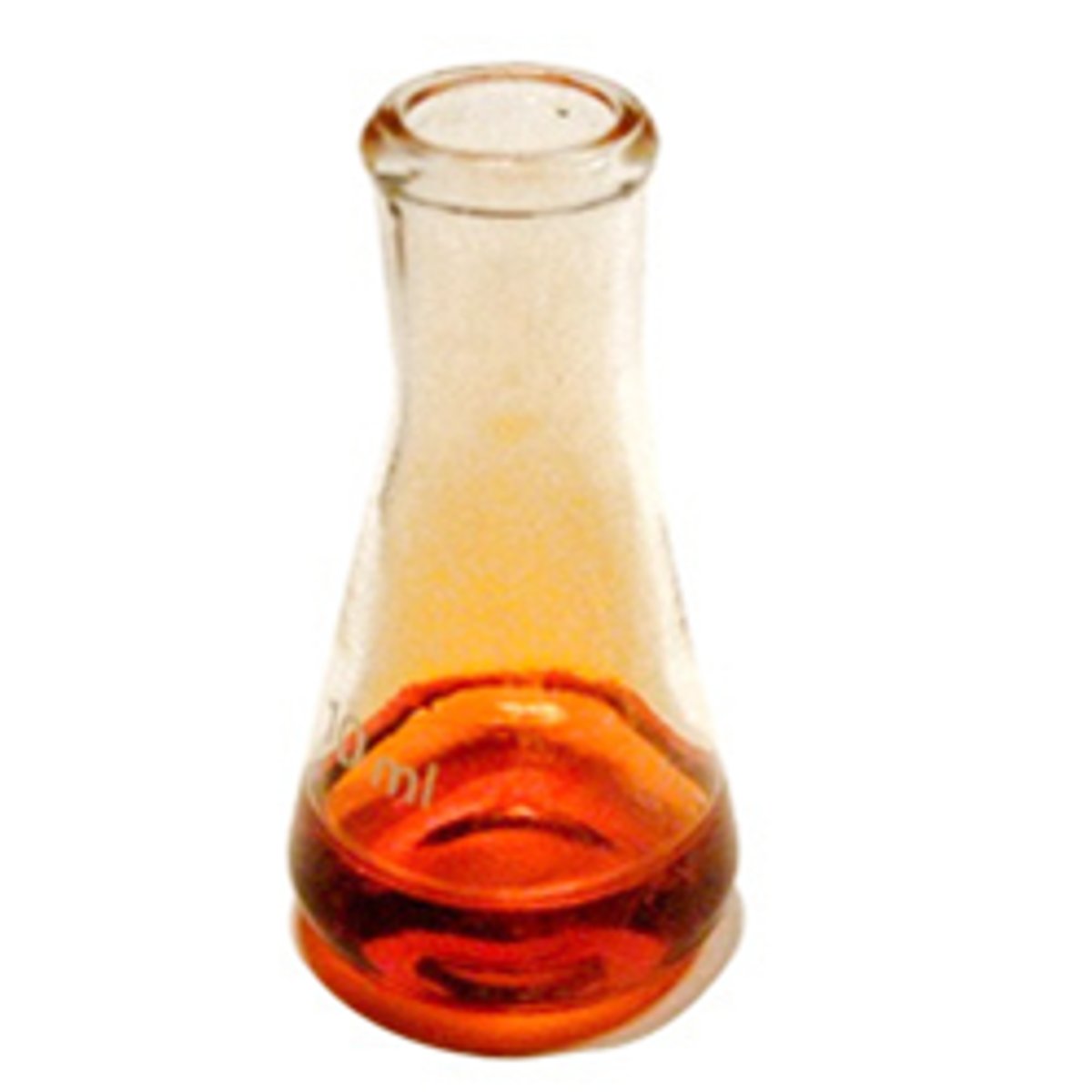 <p>Orange-brown liquid the vaporises to amber vapour easily</p>