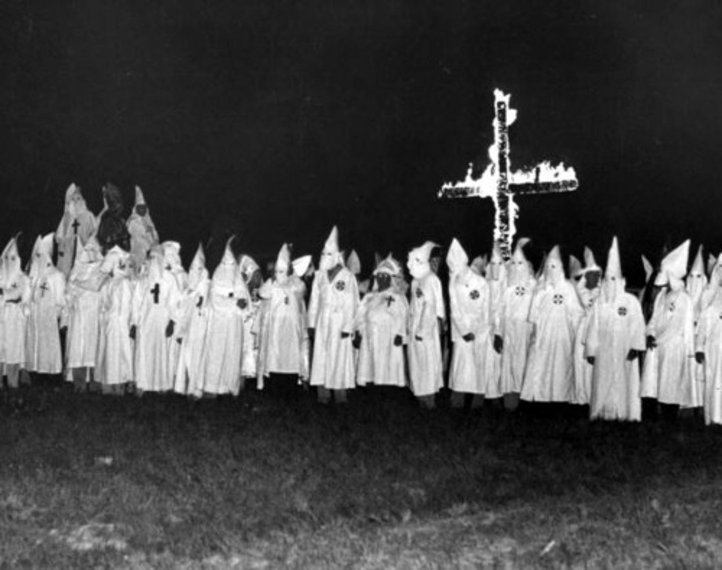 <p>The Ku Klux Klan (KKK) is a hate group in the United States that historically promoted white supremacy, racism, and used violence against minority groups, particularly African Americans.</p>