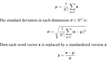 <p><strong>Anisotropy</strong></p><p>high cosine</p><p>BERT</p><p>cosine similarity</p><p>z scoring</p><p>z=(x-mean)/SD</p><p></p>
