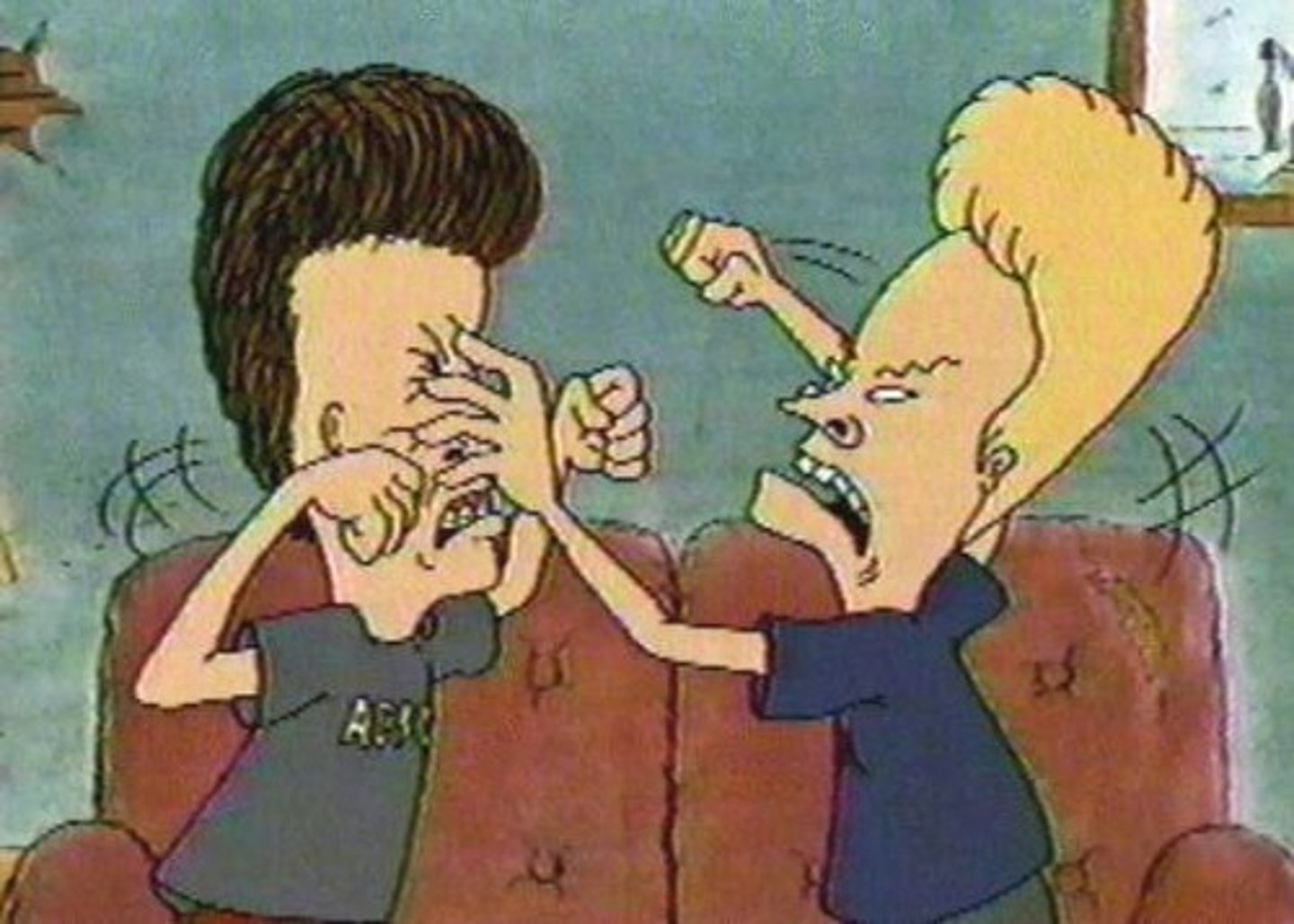 <p>(n.) noisy quarrel or brawl</p>