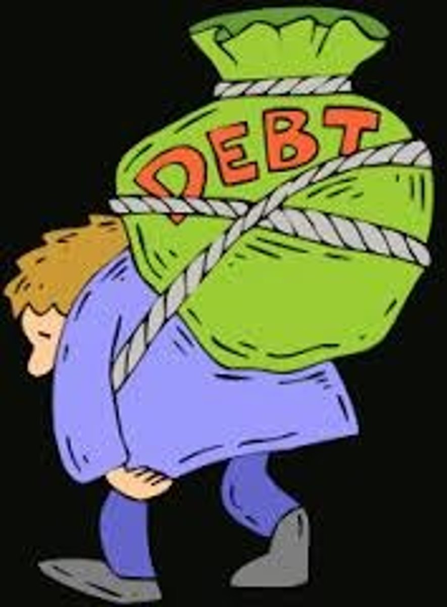 <p>Nợ + Money that is owed (Noun) </p>
