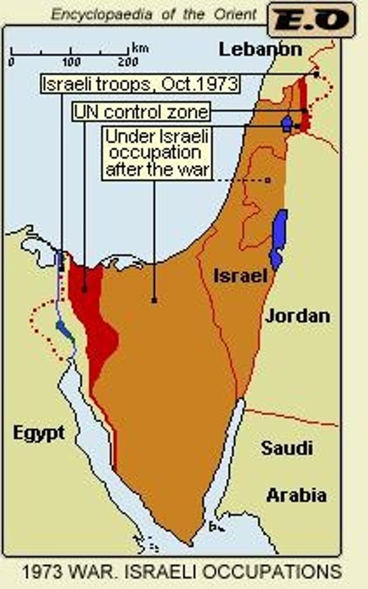 <p>Israel won back land briefly taken by Arabs, and Arab oil-producing countries boycotted allies of Israel, causing economic problems for the US.</p>