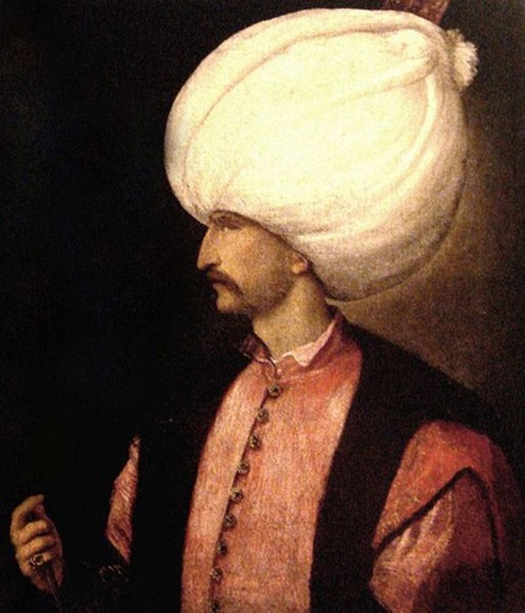 <p>Ruler of the Ottomans also known as the Magnificent. The height of the Ottoman Empire was achieved under Suleyman. Reformed taxes, overhauled the government bureaucracy, also improved Court System (law giver).</p><p>believed in relious tolerence</p><p>had unique architectural designs </p><p></p>