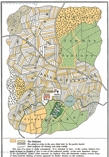 <p>the process of consolidating small landholdings into larger farms, significantly altering agricultural practices and rural society in England. </p><p><span>1607 – Midland Revolt</span></p><p style="text-align: left;"><span>(Northamptonshire had lost 27,000 acres to enclosure since 1578)</span></p><p style="text-align: left;"><span>1768 – Act of Enclosure</span></p><p style="text-align: left;"><span>(England) Previous resistance to earlier enclosure efforts:</span></p><p style="text-align: left;"><span>1549 – Kett‘s Rebellion</span></p><p style="text-align: left;"><span>(rebels tear down fences on former common land)</span></p><p style="text-align: left;"><span>Oliver Goldsmith, „The Deserted Village“</span></p><p></p>