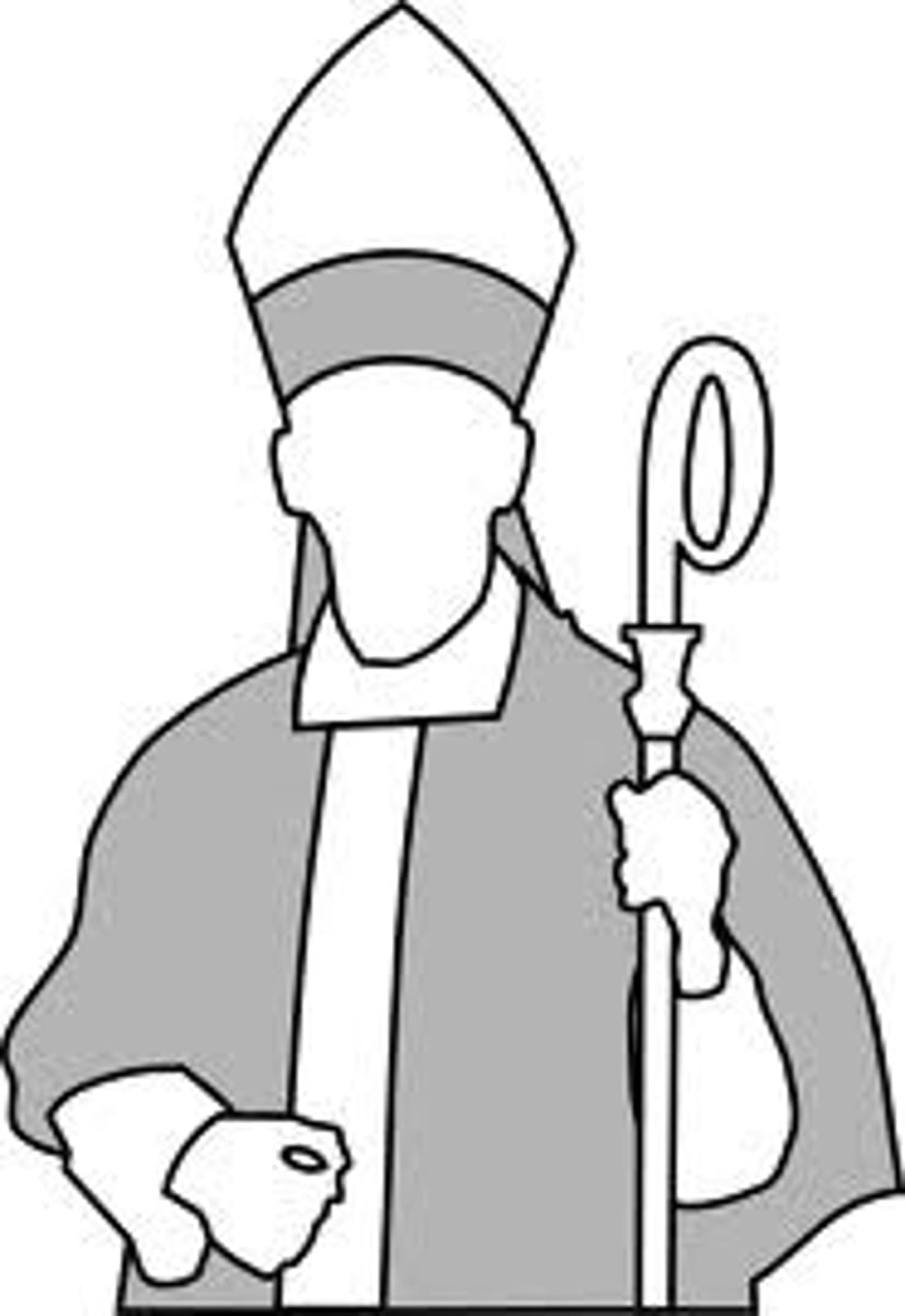 <p>He represented the Catholic Church. The Catholic Church played an important role in the colony. It provided moral guidance and founded schools, hospitals, and orphanages.</p>