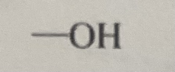 <p>Hydroxyl group (—OH)</p>