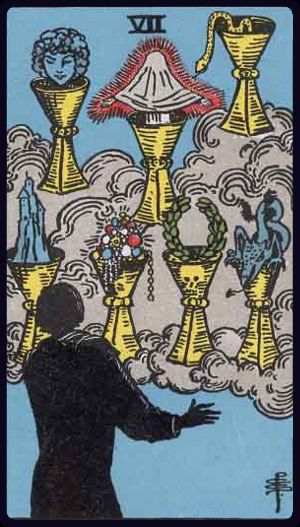<p>SEVEN OF CUPS</p>