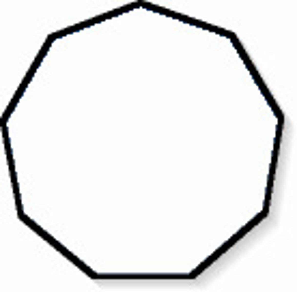 <p>9-sided polygon</p>