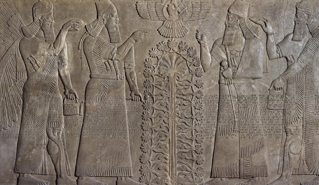 <p>Orthostat from throne room of Ashurnasirpal II</p>