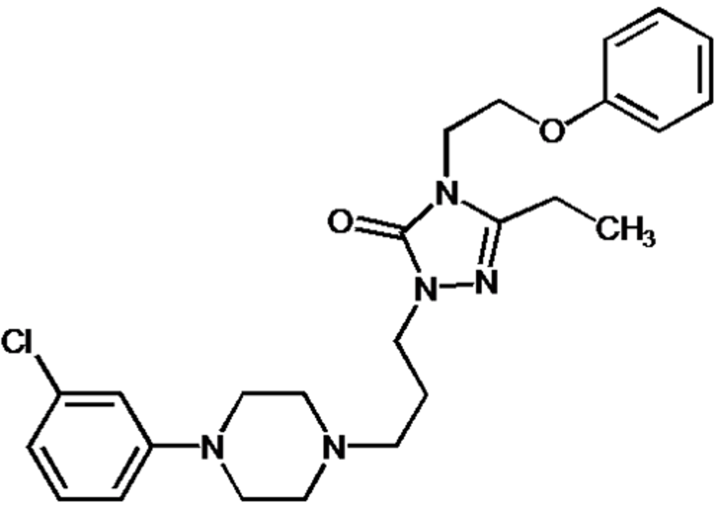 <p>- SARI</p><p>- potent 5-HT2A antagonist and weak SERT inhibitor</p>