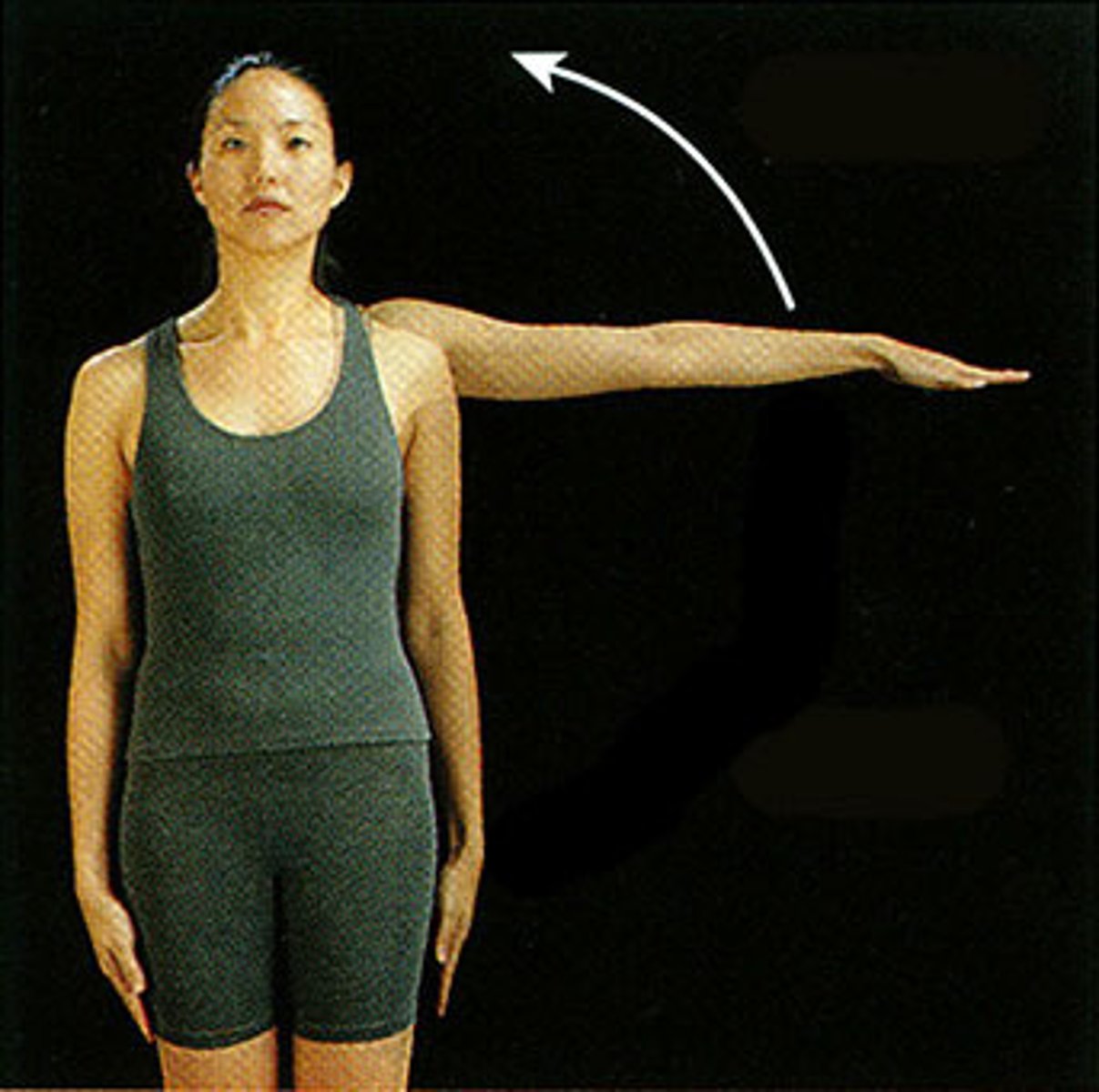 <p>Movement away from the midline of the body</p>