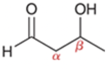 <ul><li><p><strong><u>Aldol formation</u></strong></p></li><li><p>Enolate and aldehyde present at equilibrium</p></li><li><p>Note: hydroxyl located beta relative to carbonyl</p><ul><li><p>Product of aldol reaction is always a beta-hydroxy aldehyde or beta-hydroxy ketone</p></li></ul></li></ul><p></p>