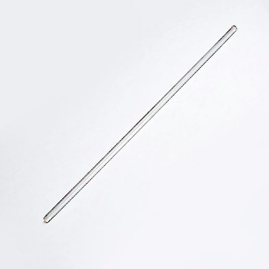 <p>stirring rod or stir rod is a piece of laboratory equipment used to mix chemicals and liquids for laboratory purposes. They are usually made of solid glass, about the thickness and slightly longer than a drinking straw, with rounded ends.</p>