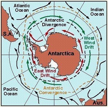 <p>Key facts on the Antarctic Convergence Zone </p>