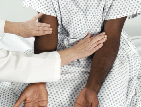 <p>Which pulse point is the nurse assessing?</p>