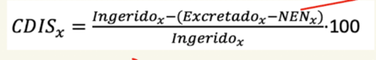 <p>la digestibilidad ileal verdadero</p><p>porque no incluye lo que aporte la fermentación microbiana</p><p>el fecal incluye lo que aporte la fermentación microbiana</p>