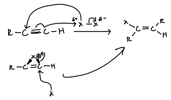 <p>11.2. Addition of X2 (X = Cl or Br)</p>