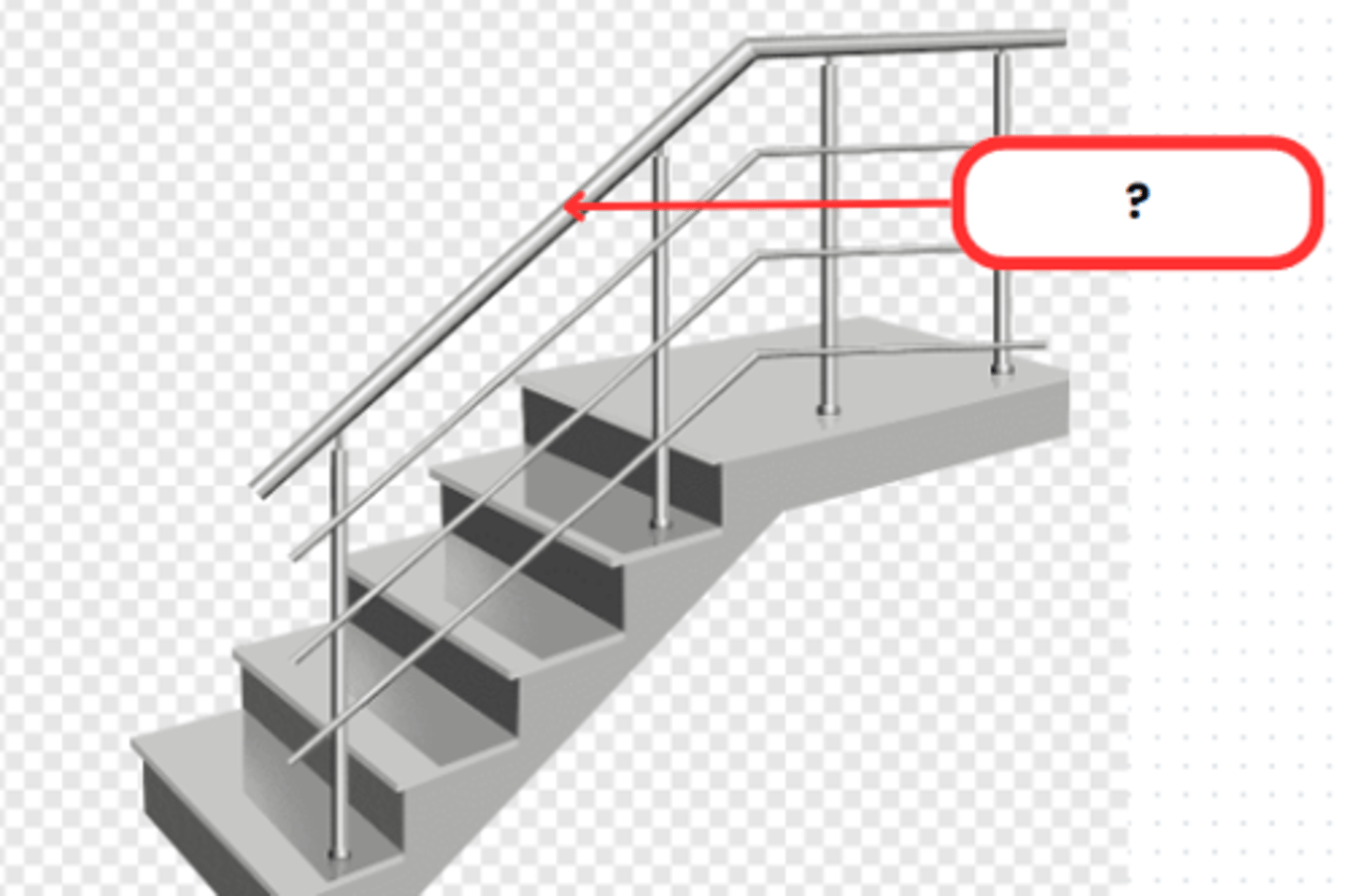 <p>HAND RAIL</p><p>a rail fixed to posts or a wall for people to hold on to for support</p>
