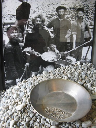 a frenzy of gold rush immigration to and for gold prospecting, along the Klondike River near Dawson City, Yukon, Canada after gold was discovered there in the late 19th century.