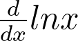 <p>Derivative ln(x)</p>