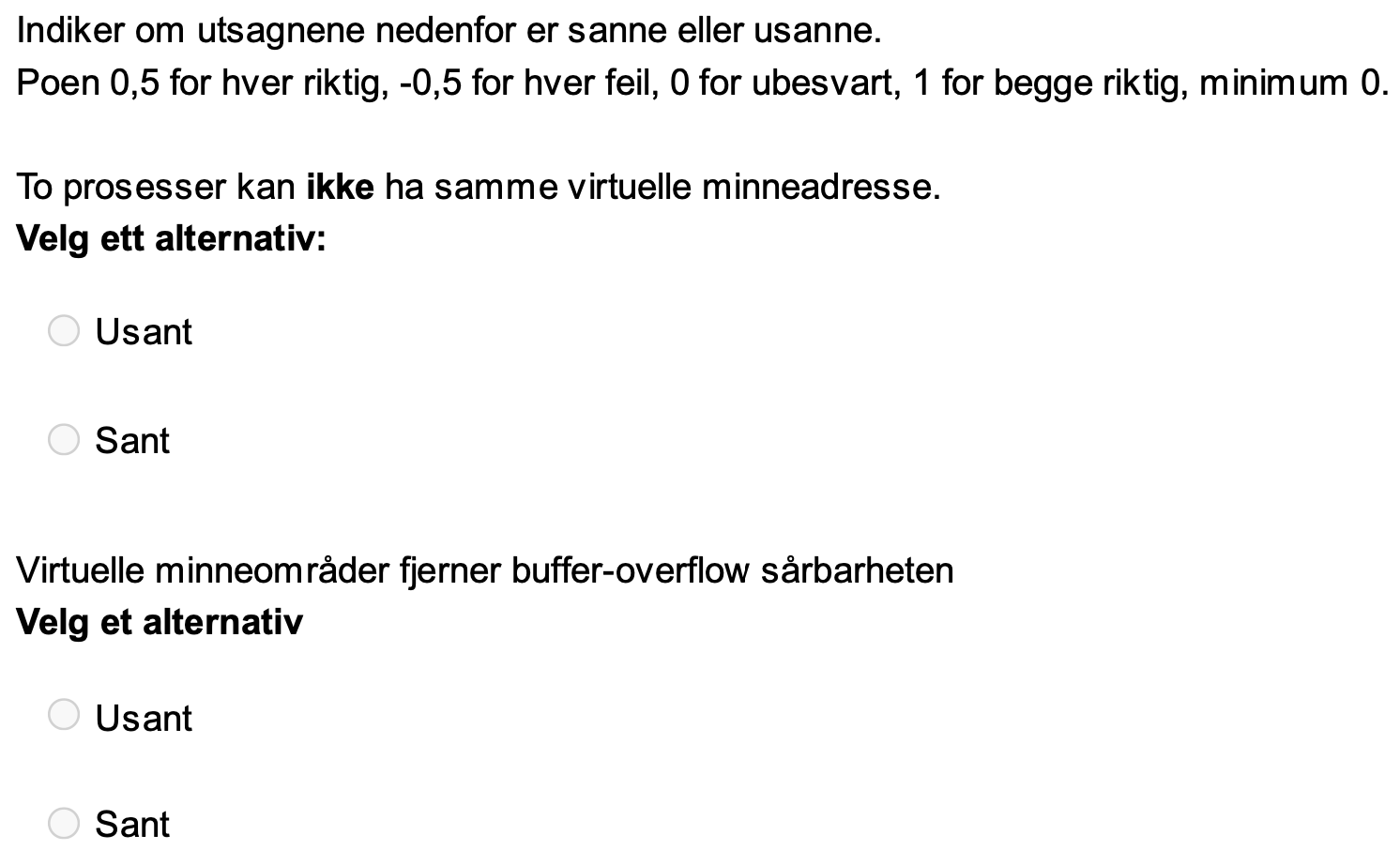 <p>eksamen 2022 høst: </p><p>systemsikkerhet</p><p>2.2 prosessor og minnet </p><p></p>