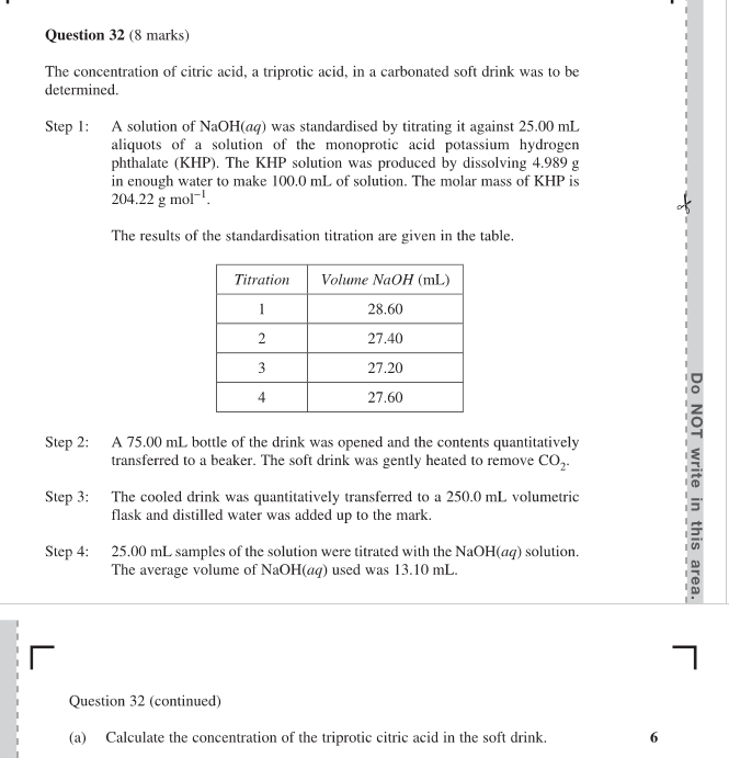<p>b) Explain how your answer in A would be different if the carbon dioxide was not removed from the soft drink</p>